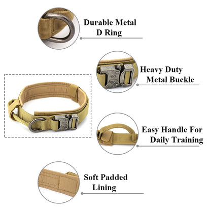 Dog Training Collar Adjustable And Leash Set Control Handle
