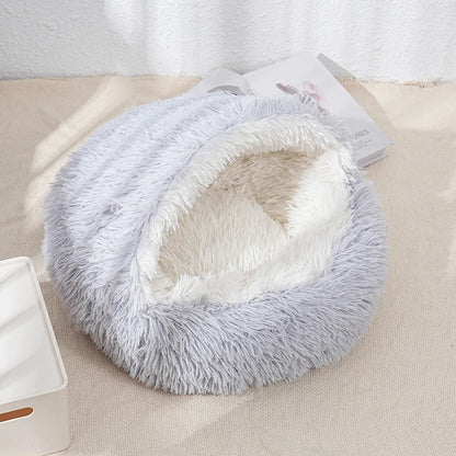 Soft Round Plush Pet Bed
