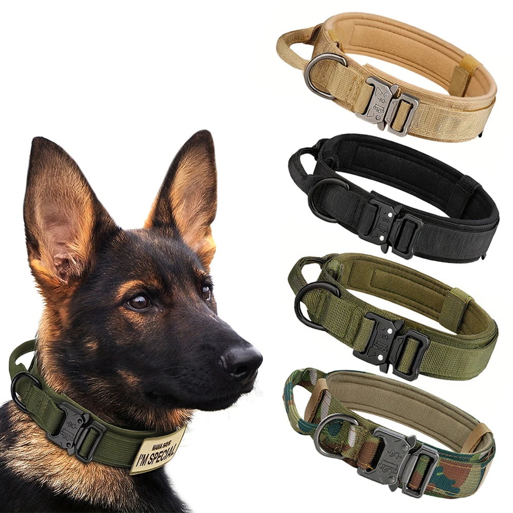 Dog Training Collar Adjustable And Leash Set Control Handle