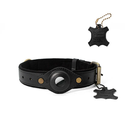 Leather Anti-Lost Dog Collar