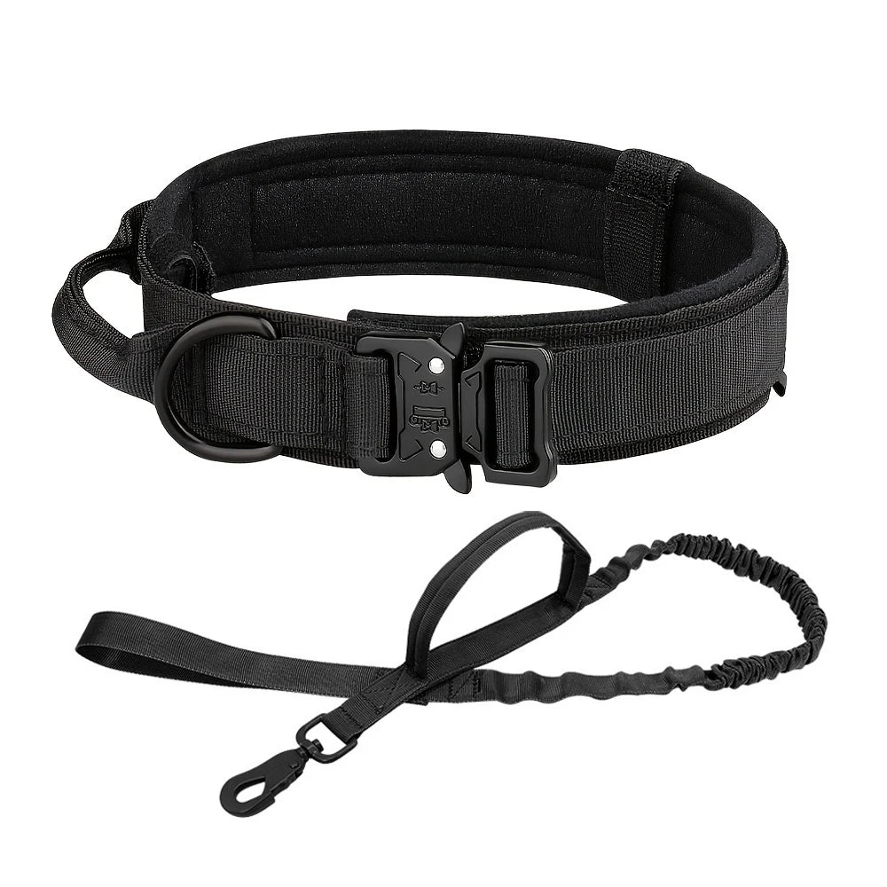 Dog Training Collar Adjustable And Leash Set Control Handle